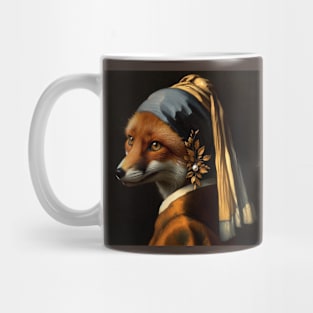 Wildlife Conservation - Pearl Earring Red Fox Meme Mug